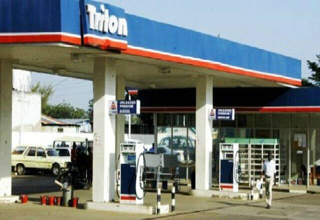 Triton petrol station Fuel Efficient Vehicles For Africa By Japan