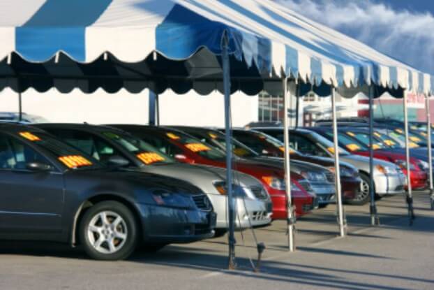image showing used cars ready for sale