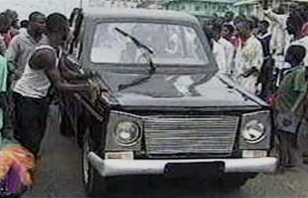 Image of Dr Izeogu's car - A Z-600