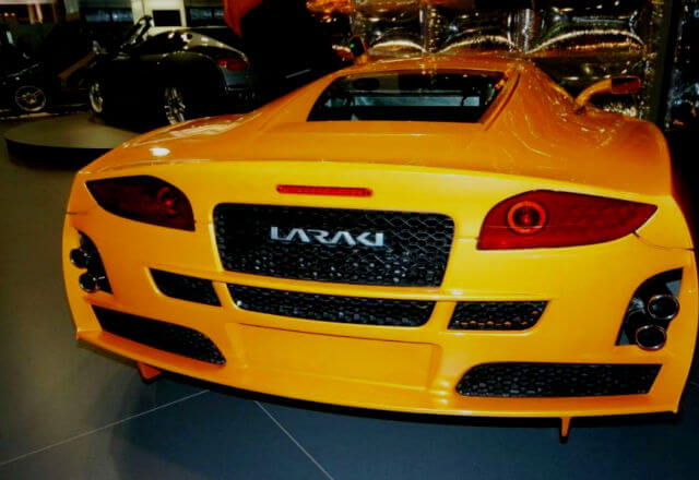 Laraki rear view Laraki Fulgura: The Rise of African Super Cars