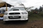 An image of a Subaru Impreza at the Sub-Fest in Nairobi