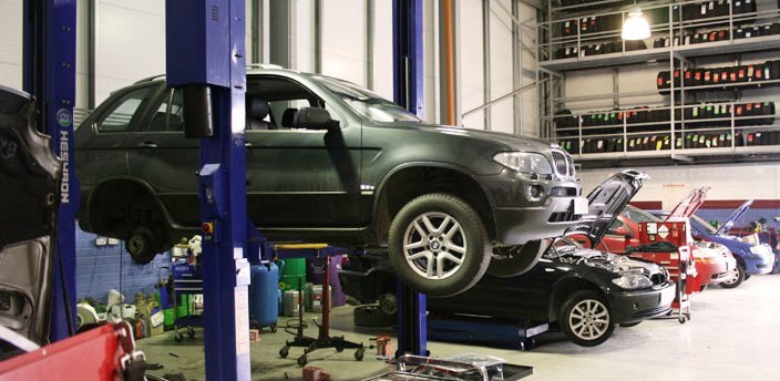 an auto repair centre Finally: A Kenyan Garage in New Hampshire