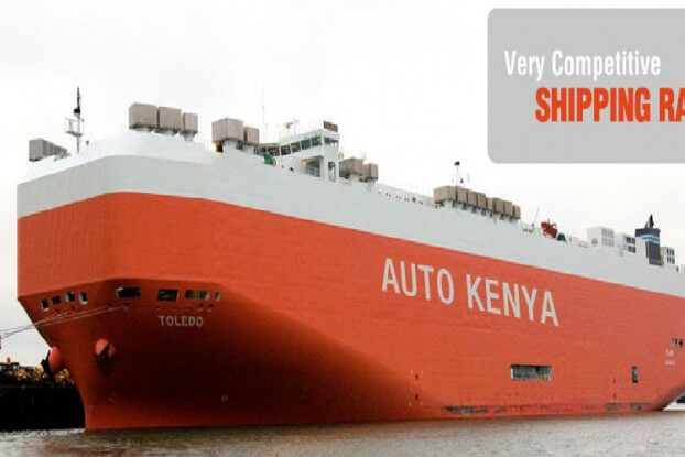 Image of an auto carrier in Mombasa