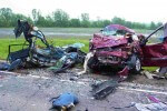 image of a grissly road accident