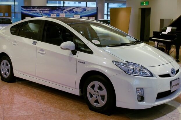 Toyota Prius. One of Toyota's most successful and fuel saving models launch. Image Source: commons.wikimedia.org