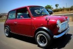 Image of a mini cooper in Kenya