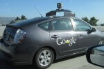 Image of a google smart car