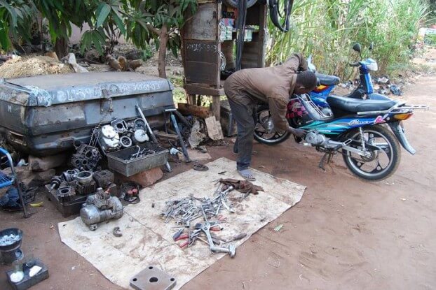 An open air garage in Africa.
Image Source: www.flickr.com