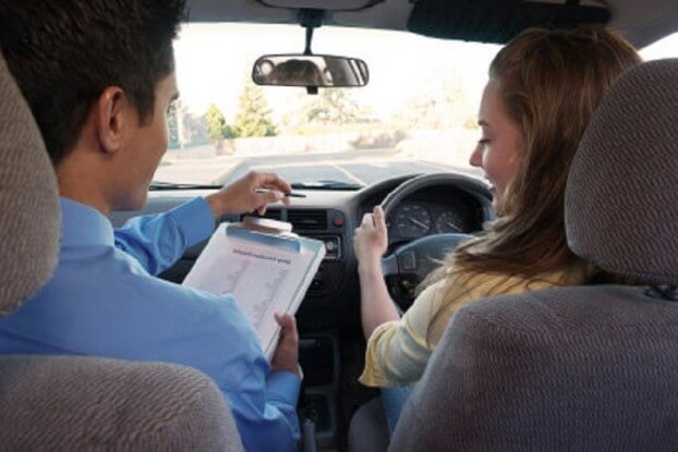 Taking a driving test is a highly an academic rather than practical exercise. 
Image Source: www.centralcontracts.com