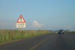 Image of a hijacking hotspot warning sign