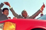 Image of Mandela's Red Benz