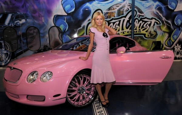 Paris Hilton Bentley Continental GT Image Source www.littlethings.com Top Hollywood Stars And Their Rides