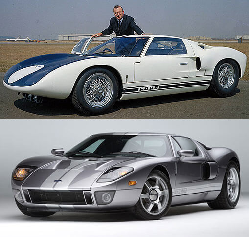 new and old Ford GT image source supafly.com Small Cars Comeback – Better And Faster Than Before