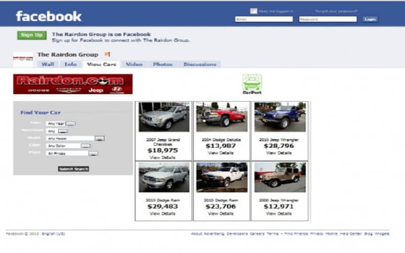 Car Ads on facebook page Buying and Selling Cars on Facebook It’s Becoming a Trend Now