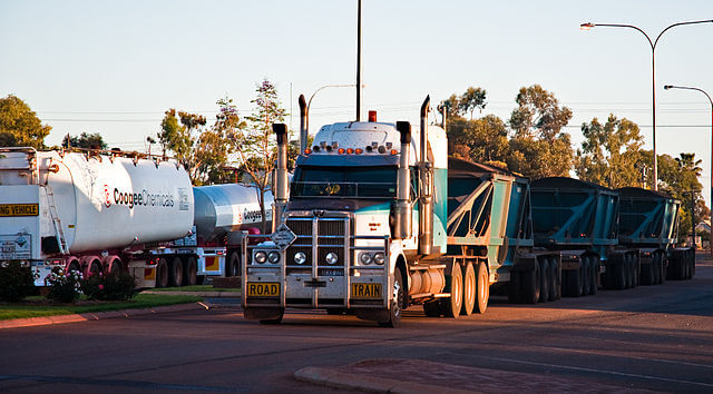 road train Road Trains In the Australian Outback
